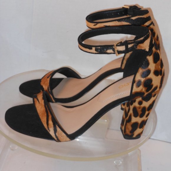 ALDO LEOPARD PRINT SHOES SIZE 6.5 MEDIUM - Picture 6 of 7